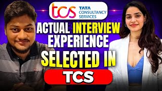 TCS Actual Interview NinjaDigitalPrime  TCS Selected Candidate [upl. by Semyaj488]