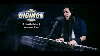 Digimon Adventure  Butterfly latino  Versión Acústica  Piano y Voz Paulo Cuevas [upl. by Ellenet]