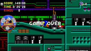 Sonic CD GAME OVER [upl. by Aisatana]