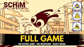 SCHIM  Full Game Walkthrough No Extra Jump No Respawn Risky Mode All Levels No Commentary 4K60 [upl. by Assina307]