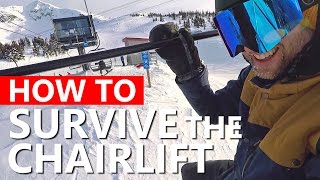 How To Survive the Chairlift  Beginner Snowboarding [upl. by Attennot183]