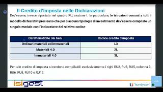 Credito dimposta su Beni Strumentali [upl. by Drannek403]