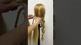 Tutorial on double ponytails for girls  simple and easy to use hairstyle tutorial hairtutorial [upl. by Sivaj625]