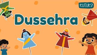 Dussehra Song for Kids 2022  English  Kutuki [upl. by Izy]