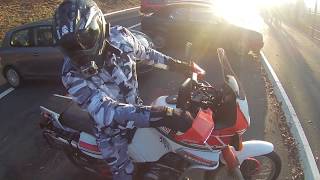 Motovlog Motorrad NRW Bever kalt ride Yamaha Januar Roadrunner [upl. by Ninnahc]