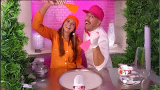 ASMR Miss Mi x Ice Cream Rolls How To Make Ice Cream Rolls with The Master [upl. by Tim]