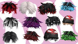 BOY HAIR ID CODES FOR BROOKHAVEN 🏡RP BERRY AVENUE BLOXBURG amp ALL ROBLOX [upl. by Hairu]