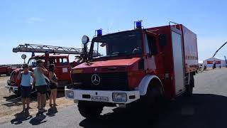 Unimog SW2000 auf Blaulichtfahrt  FF Norden [upl. by Mairhpe98]