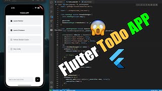 CREATE Your FIRST Flutter ToDo App in 2024 [upl. by Ecirpac]