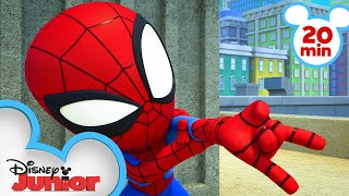 Top 5 Marvel’s Spidey and his Amazing Friends Moments 🕸  Compilation  disneyjr [upl. by Hobey426]