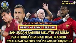 Sah sudah Ranieri melatih AS Roma 🔥 melatih di Trigoria mulai besok asromatv [upl. by Anis]