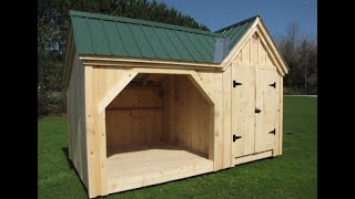 quotThe 6X14 Vermont Gemquot  Firewood Shed amp Storage Shed In One  Sold in 3 Sizes  DIY Plans [upl. by Adliw654]