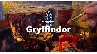 I made a Miniature Gryffindor Common Room [upl. by Yelsehc]