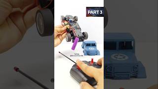 Rc Gadi powered by DC Motor Making Rc  How To Make RC RC DC Motor  Part 3 [upl. by Kelson]