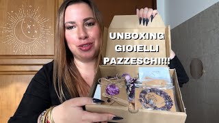 UNBOXING GIOIELLI PAZZESCHI IN ACCIAIO CON PIETRE• TRY ON GIOIELLI e Ritrovamenti Storici [upl. by Sucramat]