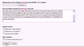 Bioinformatics Tutorials Lesson 3Using TMHMM method to locate transmembrane helices [upl. by Iruam]