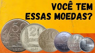 SAIBA QUANTO VALE ESSAS MOEDAS ANTIGAS [upl. by Eirrak]