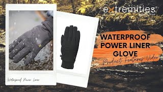 Waterproof Power Liner Glove  Waterproof Stretch Glove  Extremities [upl. by Alyakcm]