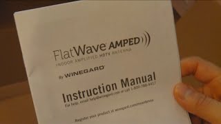 Winegard Flatwave Amped Indoor HDTV Antenna Review  Part 1 Unboxing [upl. by Heyer]