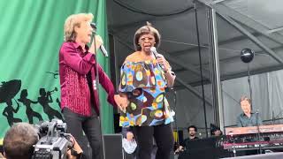 Time is on My Side with Irma Thomas The Rolling Stones 2024 JazzFest Thursday May 2nd shot close [upl. by Enifesoj]