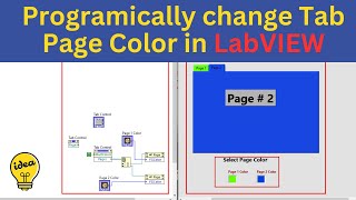 LabVIEW Change color of Tab Control page Programically [upl. by Farris]