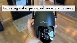 Ultimate Home Security SeeVision Solar Outdoor Camera with Color Night Vision Motion Detection [upl. by Sivatnod]