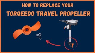 How to Replace the Torqeedo Travel XP or Travel S Propeller Fin Anode and Shear Pin [upl. by Ahsienot133]