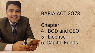 BAFIA Act  Video 2 Chapter 4 Chapter 5 Chapter 6 NRB RBB [upl. by Okire821]