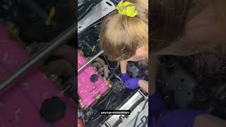 New Power Steering Fluid for the Miata cargirl automobile miata cartok garagelife diy [upl. by Anada]