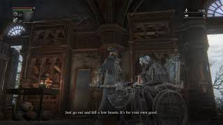 Bloodborne™Gehrman the first hunter all dialogues 1 [upl. by Frederique]