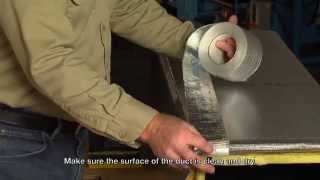 Fiber Glass Duct Closure  Heat Sealed Tape 822 [upl. by Herodias]