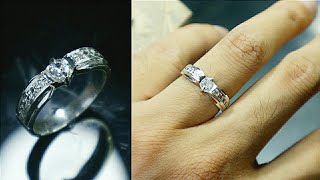 how to make silver ring for women  handmade jewelry [upl. by Maillw]