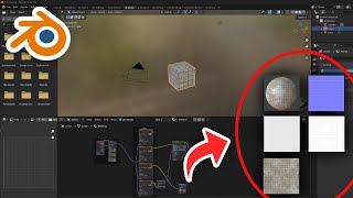 How to Add Material in Blender  Set up PBR Materials [upl. by Nyvlem336]