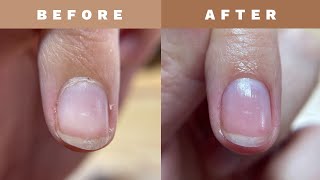 How I Prep My Cuticles and Natural Nails For Gel Polish  Gemma Plumb [upl. by Hawkie]