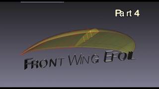 PART 4 ELECTRIC HYDROFOIL CARBON FIBER FRONT WING [upl. by Lyndsey]