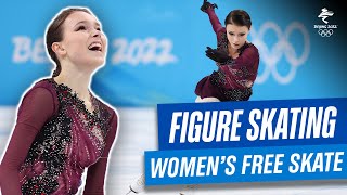 Figure Skating  Womens Free Skating  Full Replay  Beijing2022 [upl. by Bonacci]