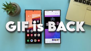 Its BACK Samsung Capture Update brings GIF Back Its JIF [upl. by Ihcehcu]