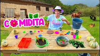 🌸🪣 Jugando a La Comidita en La Casa de Mis Abuelos 🪴 COMO EN MI INFANCIA 🎀 [upl. by Seaton]