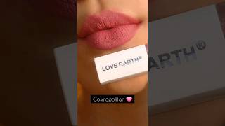 LOVE EARTH lipstick swatch lipstickswatchesmakeup trendingyoutubeshorts [upl. by Annuahsal]