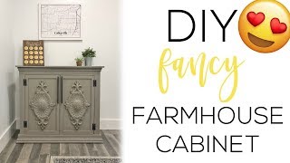 DIY Fancy Farmhouse Cabinet [upl. by Valleau412]