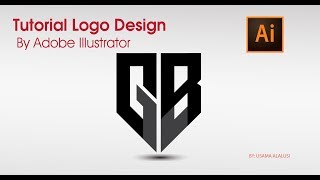 illustrator tutorial  Create Letter Logo Design [upl. by Refeinnej752]