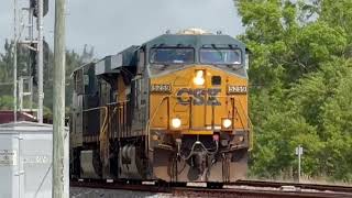 From buffin to CHASIN  TriRail P671 160 amp CSX M453 247 [upl. by Dickson]