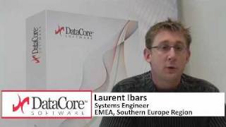 DataCore Storage Virtualization Software  Laurent Ibars  SANsymphonyV Part 1 French [upl. by Naitsirt]