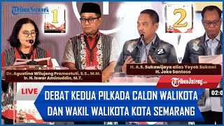 🔴 LIVE Debat Kedua Pilkada Calon Walikota dan Wakil Walikota Kota Semarang 2024 [upl. by Yznyl595]