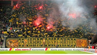 Pyroshow BVB Fans at Mainz  Bundesliga FSV Mainz 05 vs Borussia Dortmund “09112024” [upl. by Avuha679]