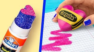 11 Fun DIY School Supplies  Valentine’s Day Special [upl. by Rodgiva71]