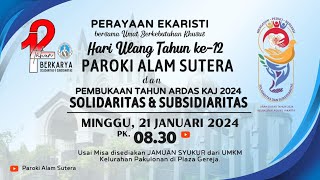 Misa Hari Minggu Biasa III Minggu 21 Januari 2024 Pk 0830 [upl. by Ahsiekram]