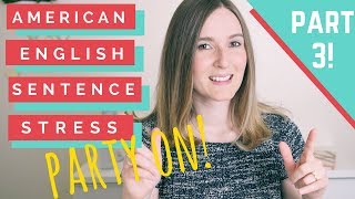 How Sentence Stress Changes Meaning in American English Improve your Accent [upl. by Enyrb]