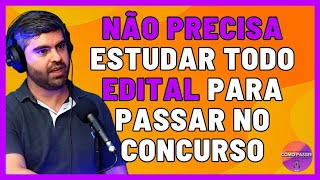 A Estratégia Para Estudar O Cronograma dos Editais e Passar na Prova [upl. by Pirnot]