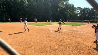 Acworth Warriors vs Oregon Park Sharks 71424 6u All Star Baseball [upl. by Arianna]